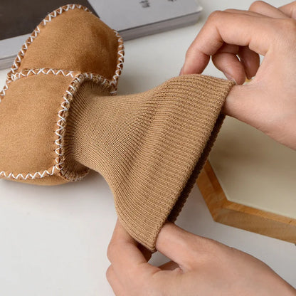 Cozy Baby Booties with Fleece Inside