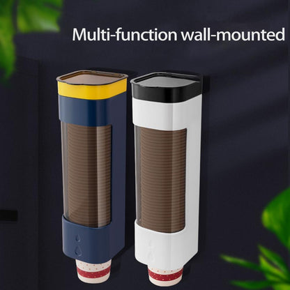 Simple Adhesive Wall Paper Cup Dispenser