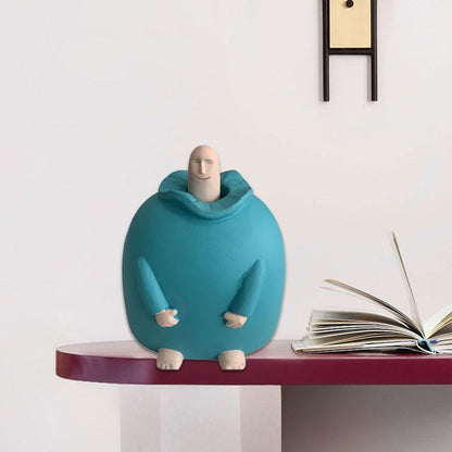 Humorous Hand Gesture Office Statue