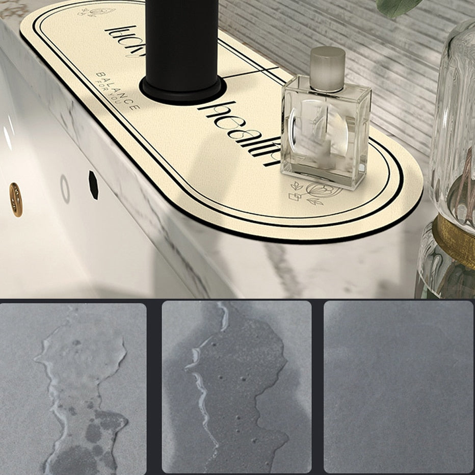 Waterproof Kitchen Sink Drip Tray Mat - Luxicro