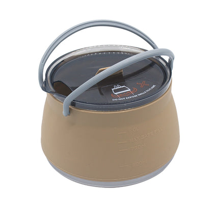 Collapsible Lightweight Travel Camp Kettle - Luxicro