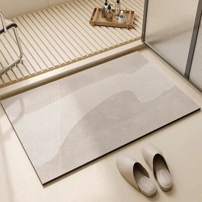 Non Slip Bathroom Floor Mat Set for Shower Door