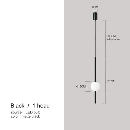 Minimalist Clear Globe Hanging Light