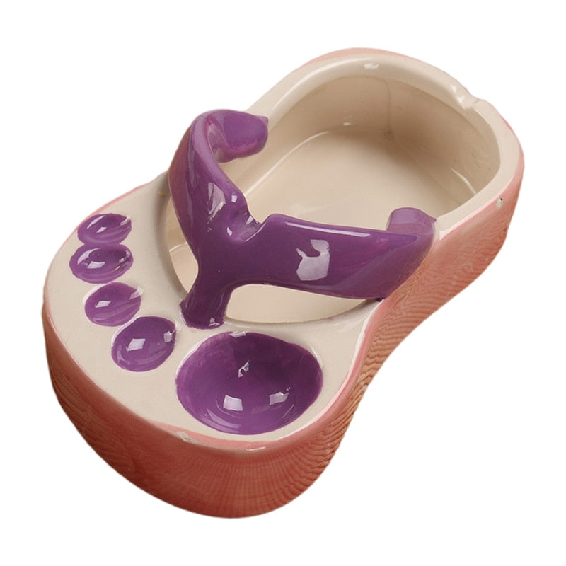Decorative Baby Footprint Ceramic Serving Bowl