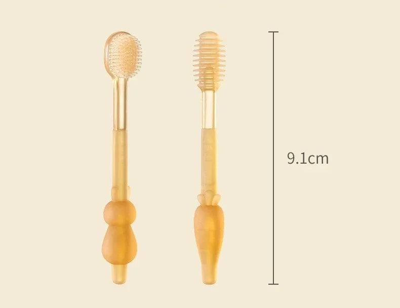 Soft Baby Toothbrush Set with Travel Case