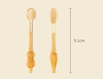 Soft Baby Toothbrush Set with Travel Case