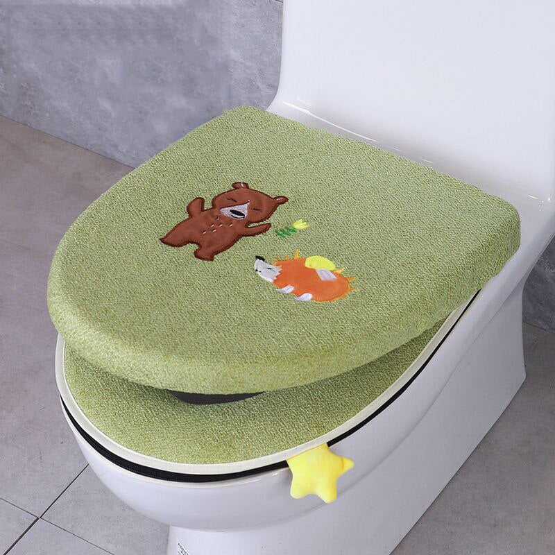 Plush Oversized Toilet Seat Cover
