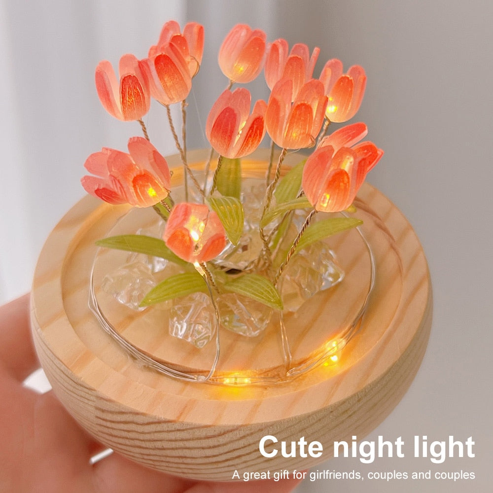 Pretty Flower Bedside Lamp