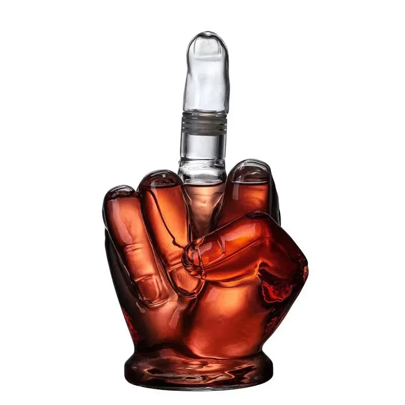 Funny Clear Wine Carafe Bottle