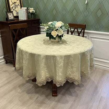 Beautiful Flower Print Table Cover
