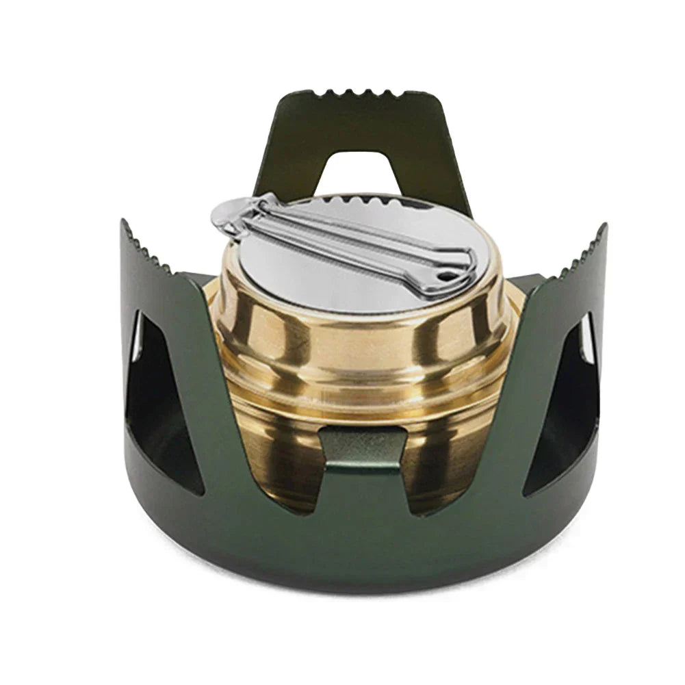Compact Lightweight Camp Stove with Adjustable Burner