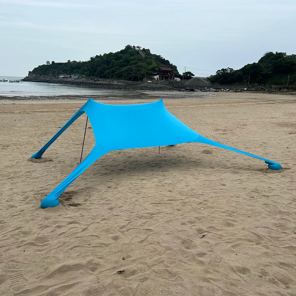 Big Portable Beach Sun Canopy with UV Shield