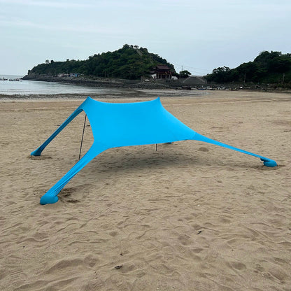 Big Portable Beach Sun Canopy with UV Shield