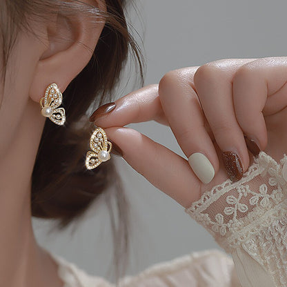 Shiny Crystal Drop Pendant Earrings - Luxicro