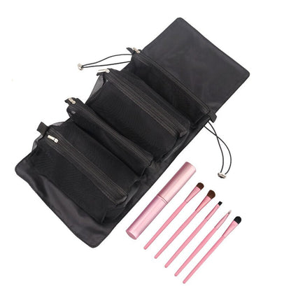 Compact Folding Cosmetic Travel Case Bag