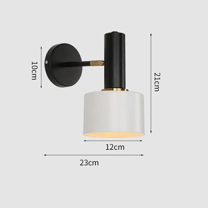 Luxury Gold Black LED Wall Lamp Modern Lighting