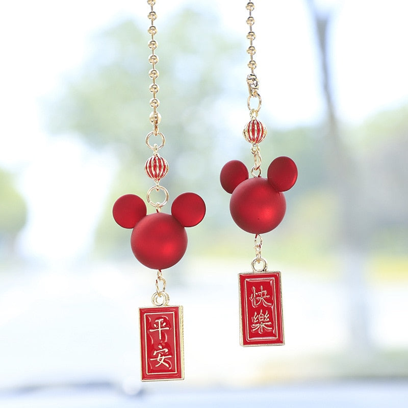 Fun Cute Deer Rearview Mirror Charm