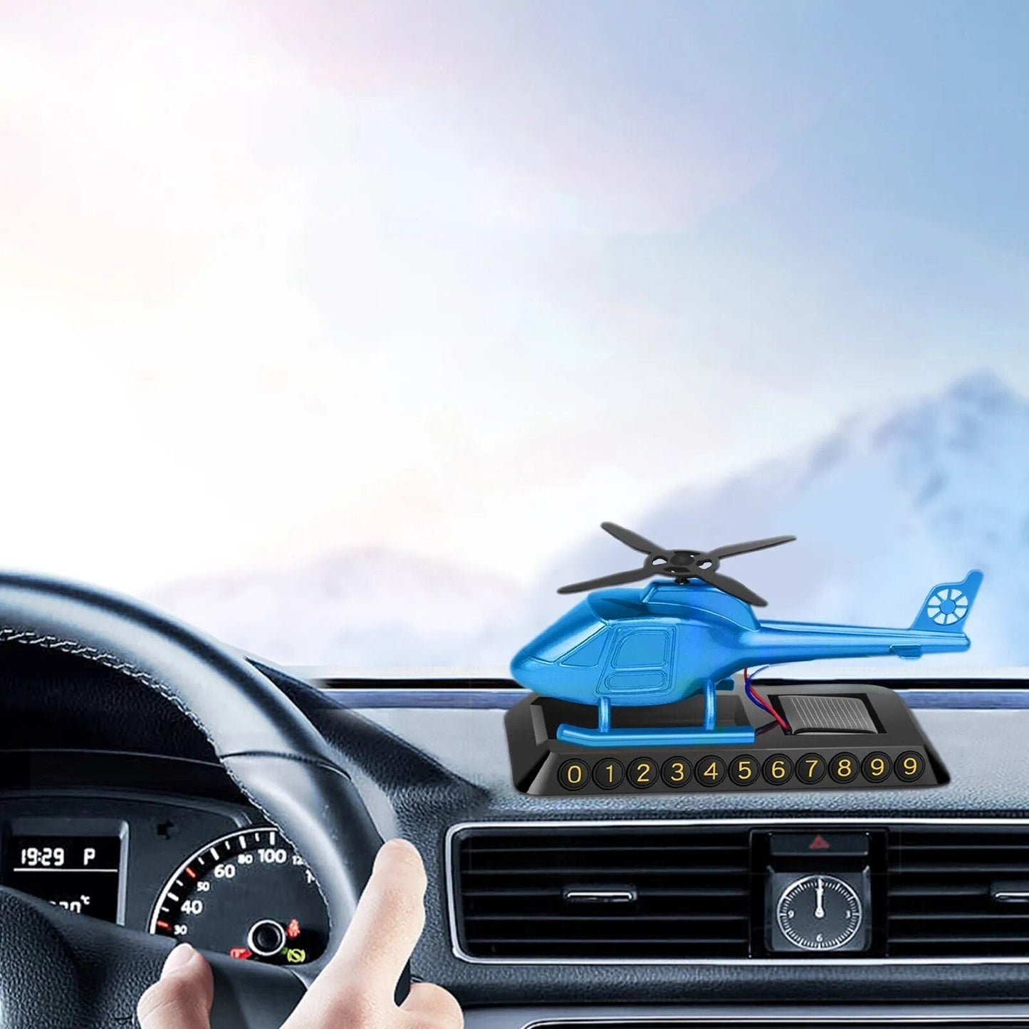 Solar Powered Car Air Freshener Plate