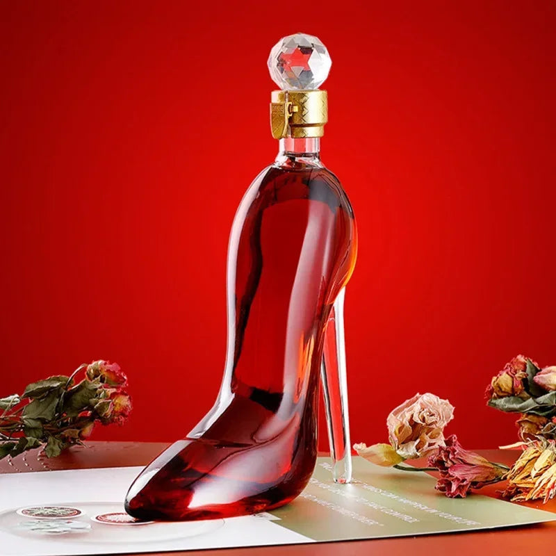 Elegant Crystal Wine Carafe