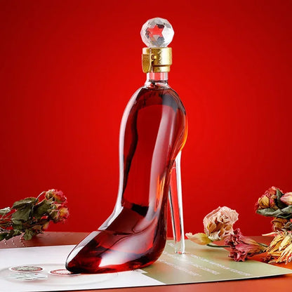 Elegant Crystal Wine Carafe