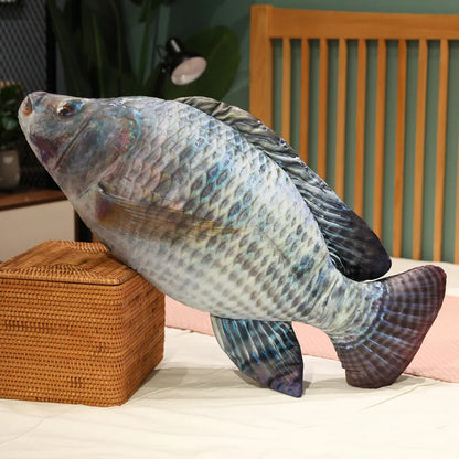Big Soft Plush Fish Pillow Toy