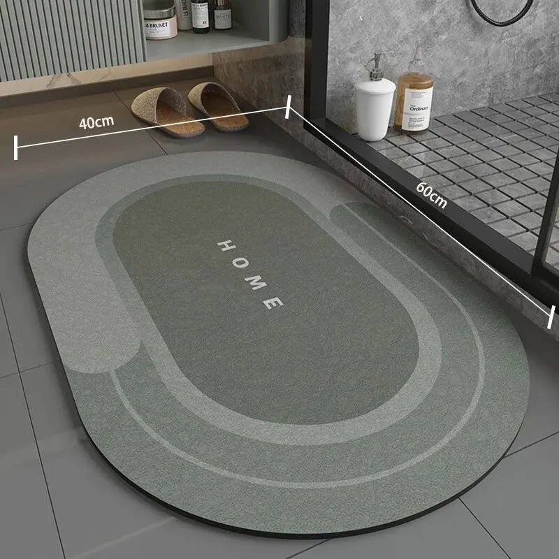 Non-slip Bath Mat Quick-dry Shower Floor Mat