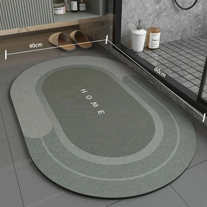 Non-slip Bath Mat Quick-dry Shower Floor Mat