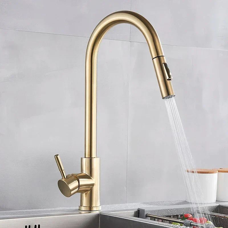 Virelli | 360° Swivel Kitchen Faucet With Handle - Luxicro