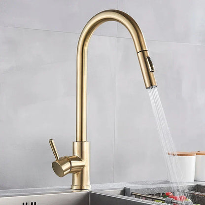 Virelli | 360° Swivel Kitchen Faucet With Handle - Luxicro
