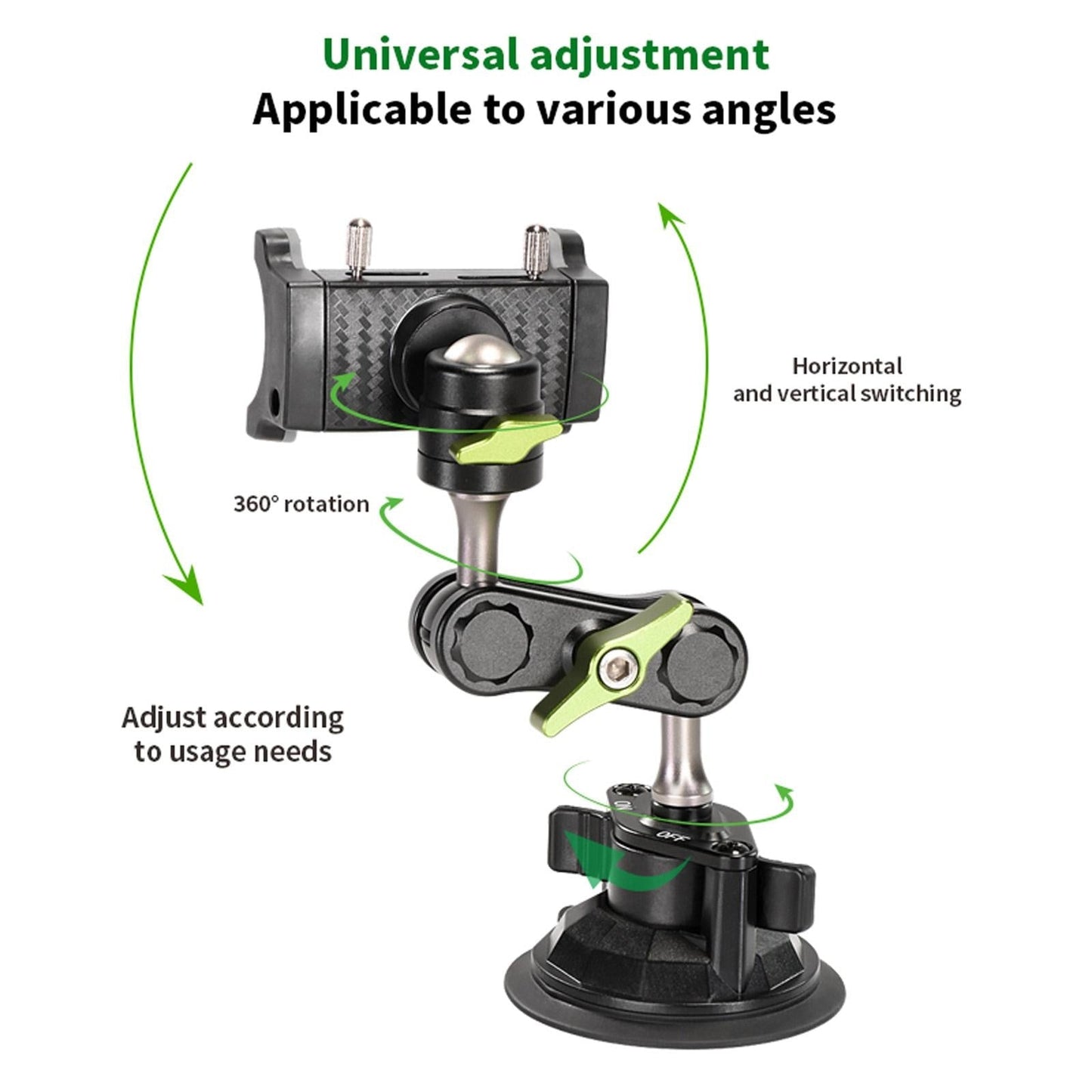 Durable Car Phone Holder with Secure Grip
