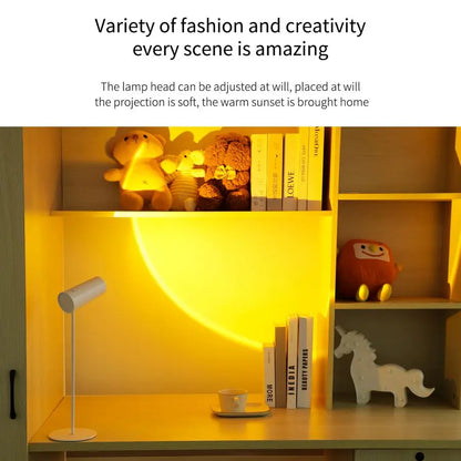 Compact LED Desk Lamp with Sensor Switch
