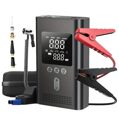 Portable Car Battery Booster 3000A Air Compressor Kit