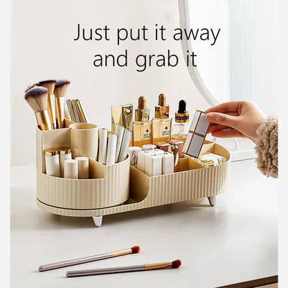 Transparent Spinning Cosmetic Organizer Box