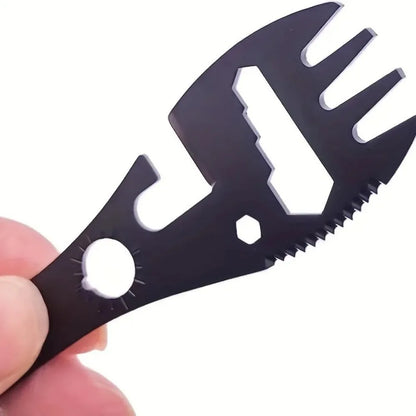 Compact Multi-Tool Stainless Steel Outdoor Utensil Set