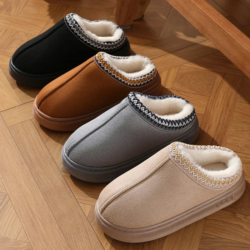Cozy Fuzzy Women's Slipper Shoes - Warm Plush Footwear - Luxicro