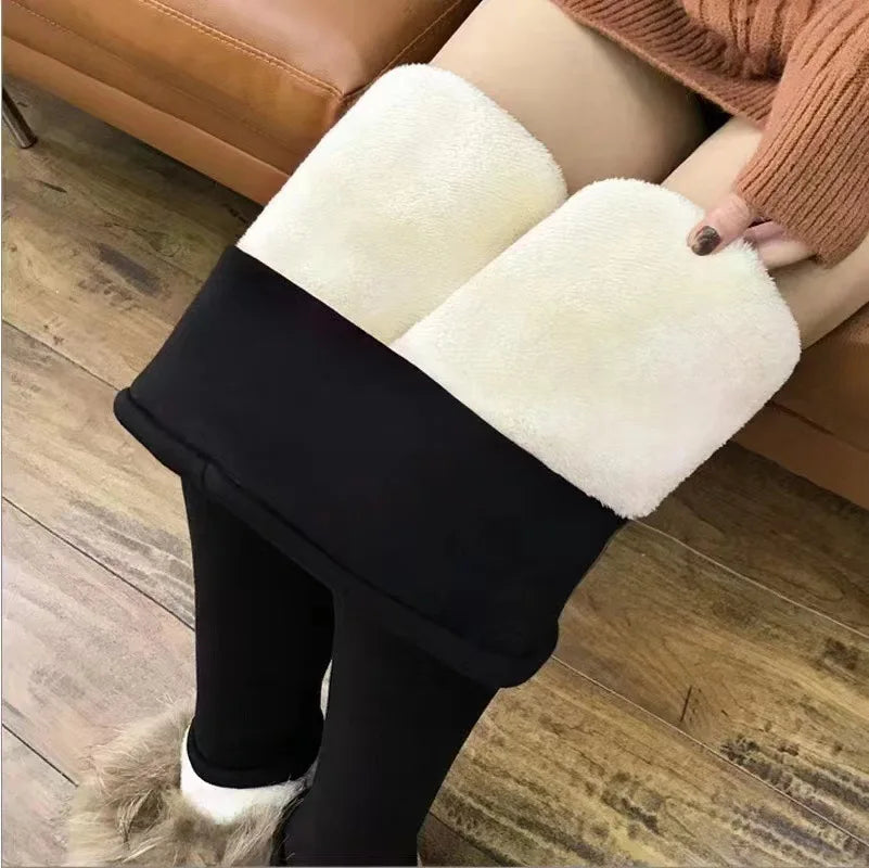 Soft High Waisted Cashmere Leggings for Women