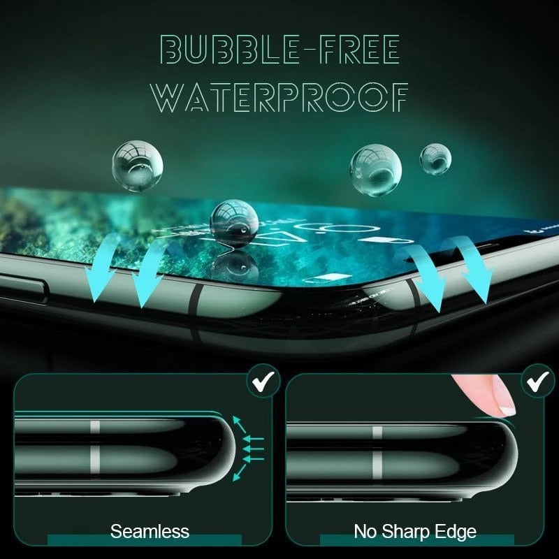 Premium Full Screen Clear Glass iPhone Protector