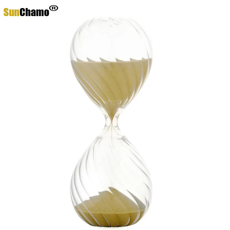 Classic 30Min Glass Hourglass Timer Decor