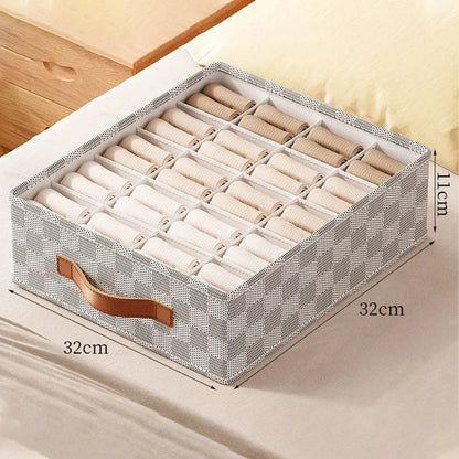 Portable Foldable Organizer Box for Socks and Underwear