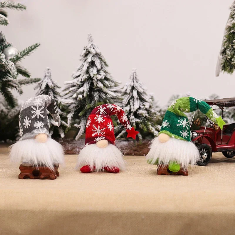 Cozy Christmas Gnome Table Lamp