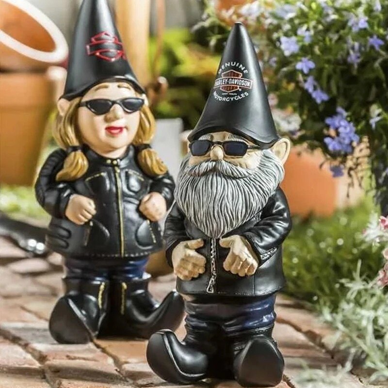 Cute Train Gnome Yard Decoration