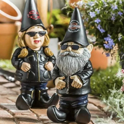 Cute Train Gnome Yard Decoration