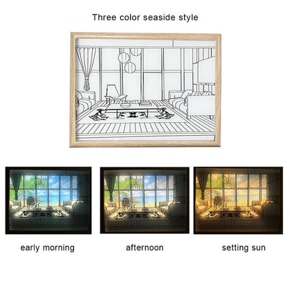 Colorful Modern 2D Art LED Table Lamp