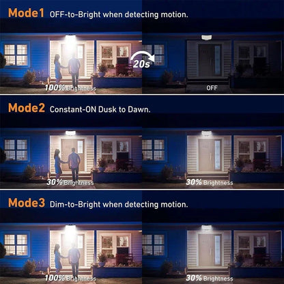 Bright Outdoor Solar Spotlight with Motion Sensor