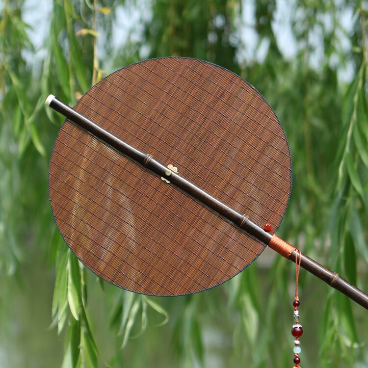 Compact Lightweight Wooden Hand Fan - Luxicro
