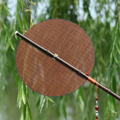 Compact Lightweight Wooden Hand Fan - Luxicro