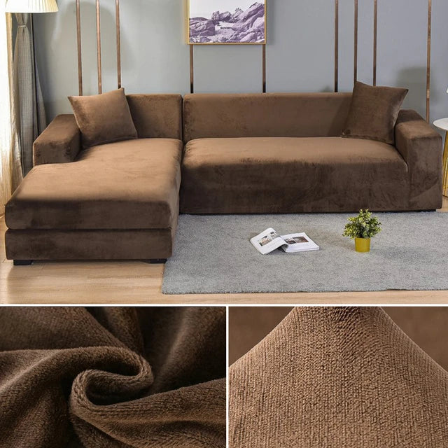 Stretchy Velvet Furniture Protector Cover