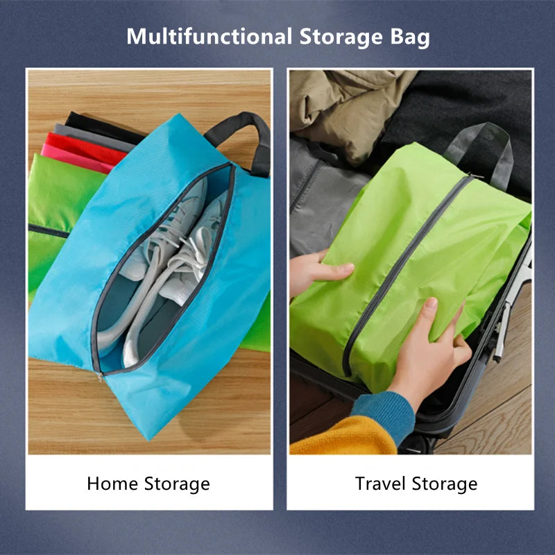 Waterproof Travel Shoe Pouch with Zipper