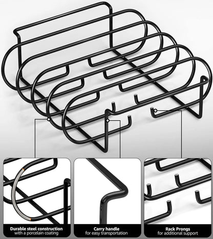 Deluxe 4 Rack Grill Mat Set Non Stick BBQ Accessory