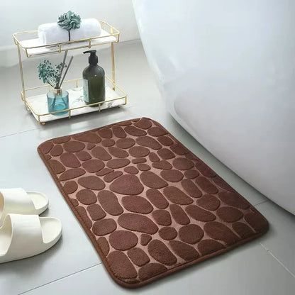 Non Slip Bath Mat with Cushioned Foam Top